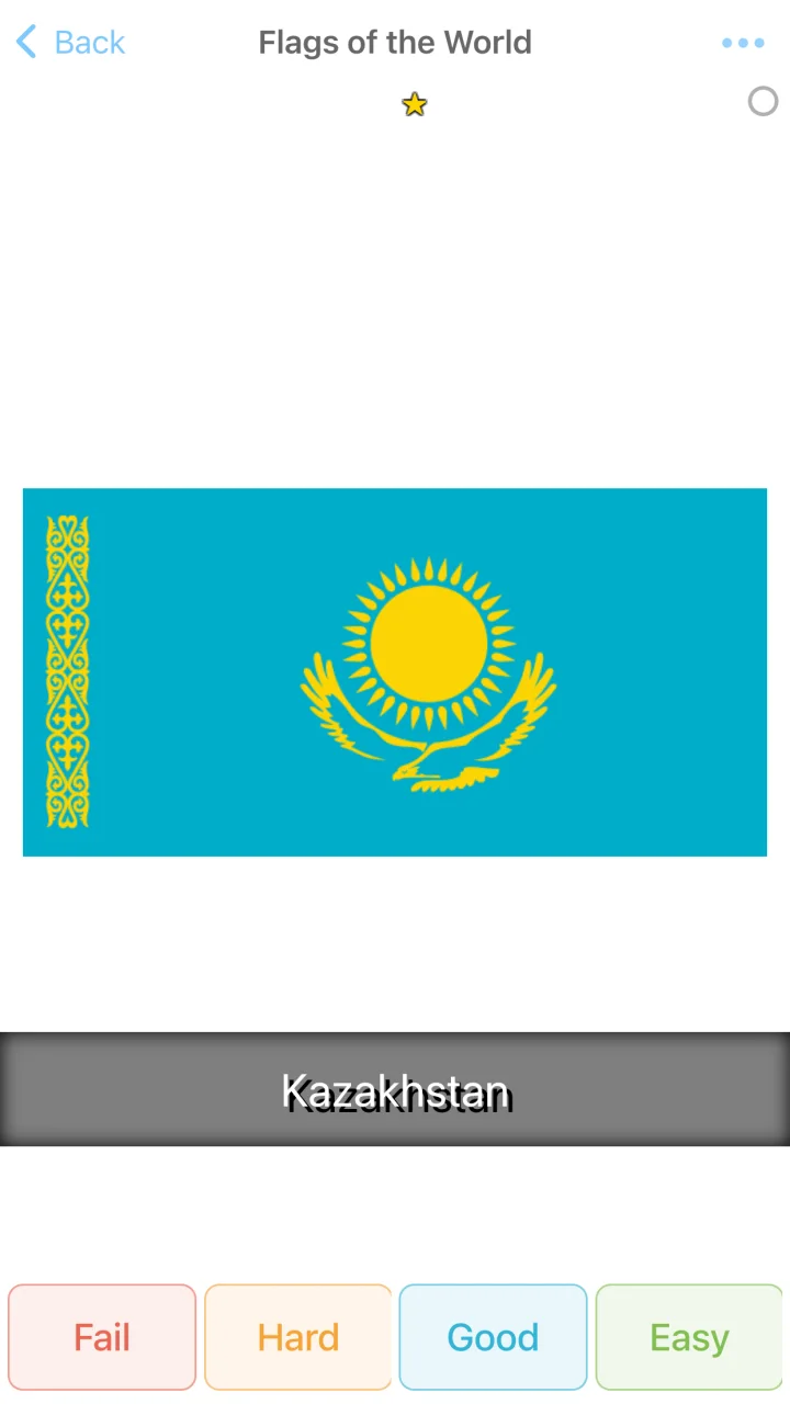 Reviewing a rich-media flashcard in AlgoApp